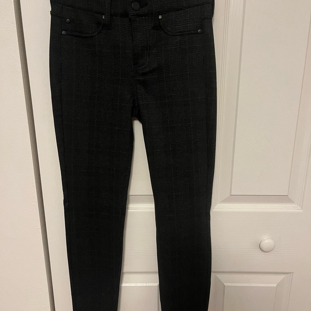 Liverpool Charcoal Checkered Pants